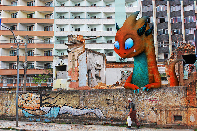 Obra "Cisco!", da série Ilustra Monstro, de autoria de Luiz Gonzaga. (Foto: Reprodução)